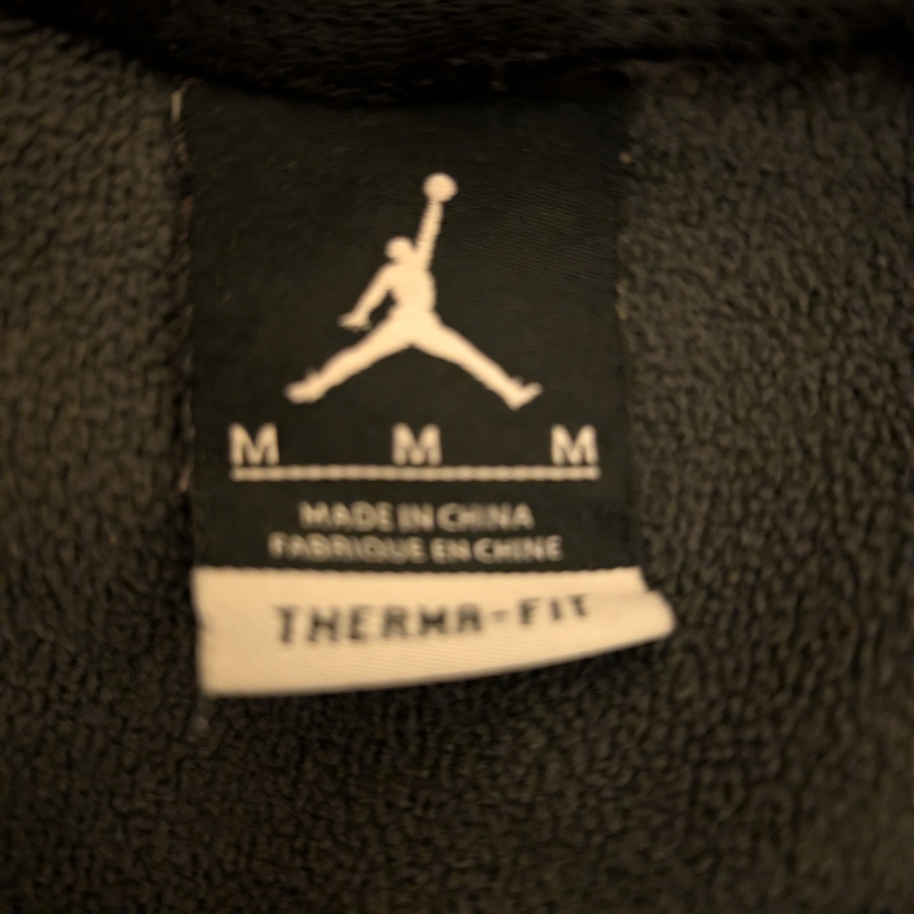 Nike Jordan Therma-FIT Full-Zip Hoodie Womens jacket Gray w Pink Jumpman - Picture 5 of 7